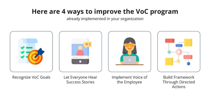 4 Ways to Improve Voice of the Customer Program
