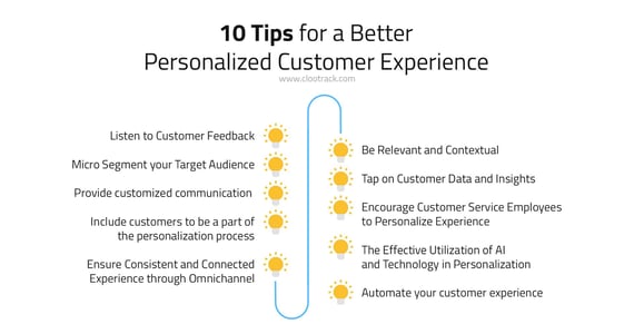 10 Tips for a Personalized Customer Experience