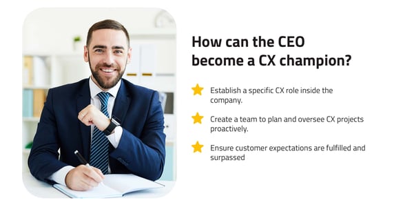 How can CEOs become Customer Experience Champions?