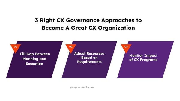 3 Right CX Governance Approaches to Become A Great CX Organization