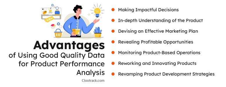 Advantages of using good data for product performance analysis