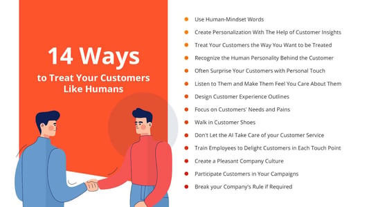14 Ways to Treat Your Customers Like Humans