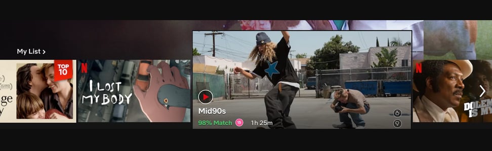 Netflix’s Curated Suggestions