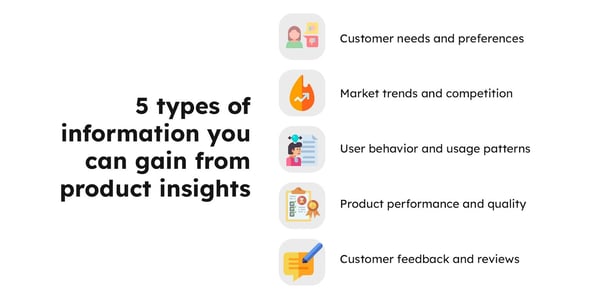 The Information You Will get from Product Insights to Enrich Product Strategy