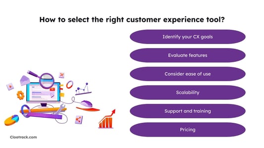 How to select the right customer experience tool?