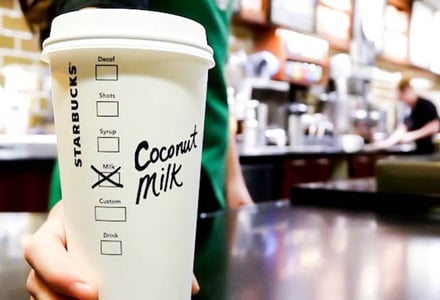 Image result for starbucks dairy free drinks