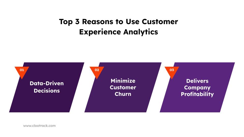 top 3 reasons to use cx analytics